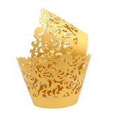 LASER CUT WIDE FILIGREE CUPCAKE CAGES/WRAPPERS - {12 Pcs}